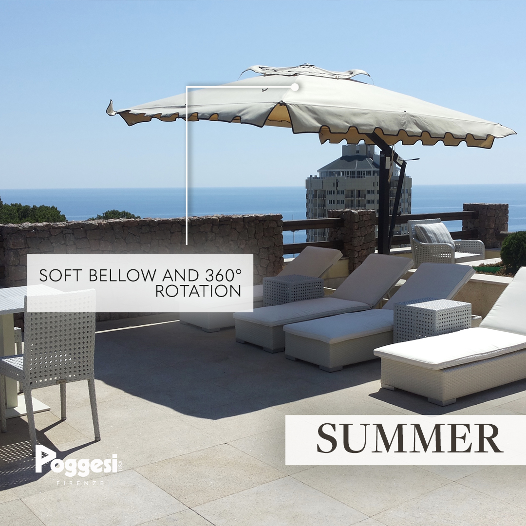 With a gentle bellow and the flexibility of 360 degree rotation, it’s no wonder why we always fall for our SUMMER collection.

Explore more: poggesiusa.com/collections/ca….

#poggesi #mastersofshade #theartofshade #modernliving #luxurylifestyle #outdoorliving #designinspiration