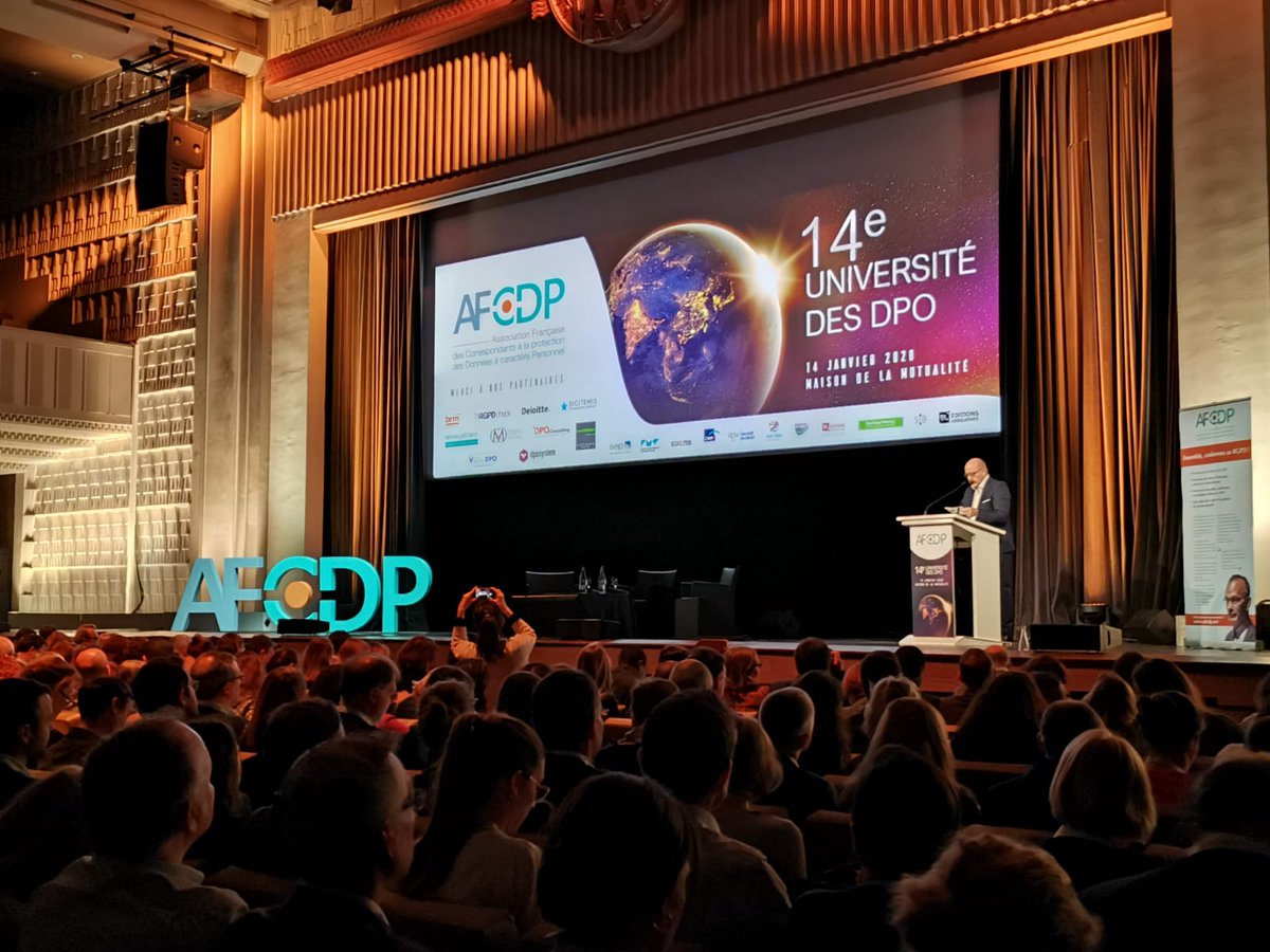 ActeCil est présent aujourd'hui à la 14e Université des #DPO l’AFCDP, l’événement incontournable des professionnels de la conformité au #RGPD et à la l’AFCDP