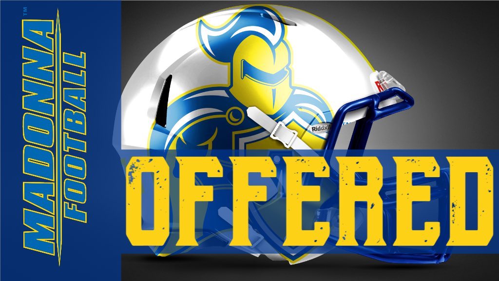 JimmyStorey4's tweet photo. Blessed to have received an offer to play football at Madonna University‼️🏈#CrusaderNation #FearTheCru @CoachFoos @CoachHHaygood https://t.co/wDOsDTcM2V