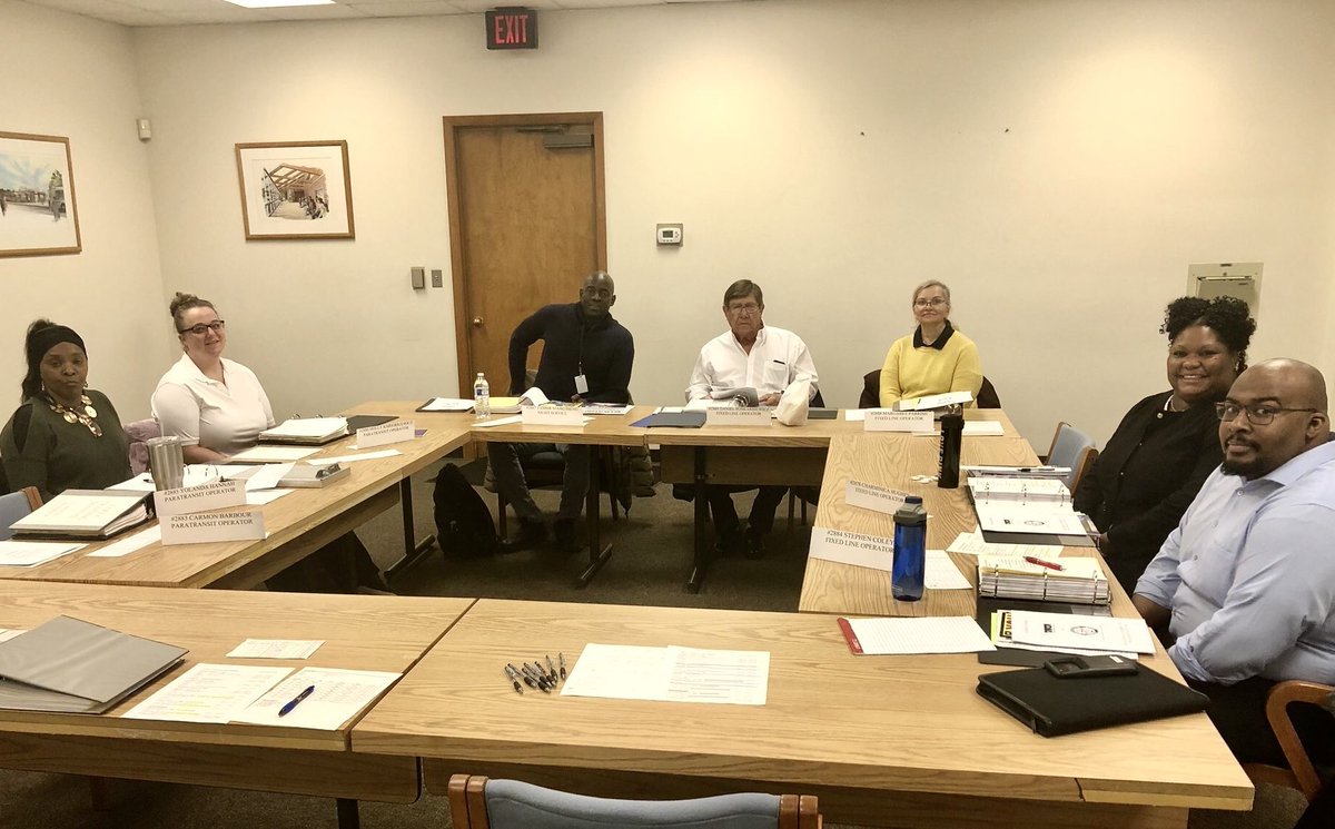 TARTA_Toledo's tweet photo. This week, we introduced a new training class to #TeamTARTA! Trainees not only learn the rules of the road but also how to spot medical emergencies, the signs of human trafficking & how to assist riders with mobility issues & disabilities. 🚌💨 #TransitExcellence #rideTARTA https://t.co/4ePuawW500
