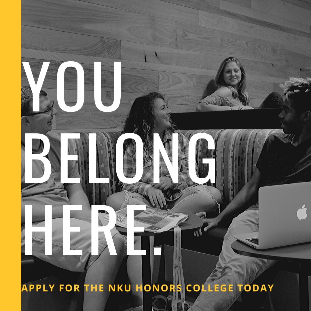You belong here! There is still time to complete your application by the priority deadline- just be sure to submit it by midnight on January 15.