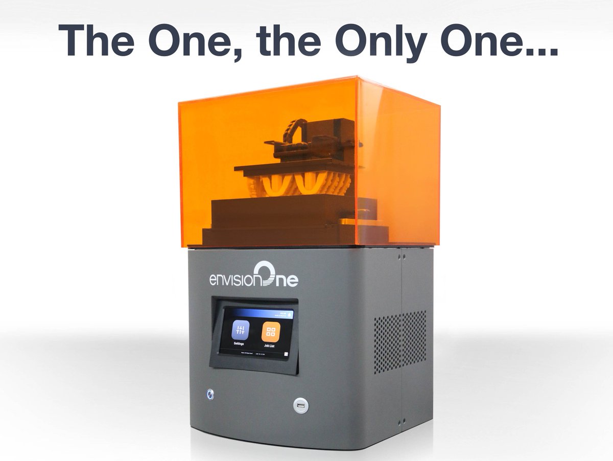 EnvisionTEC's tweet photo. Get Faster, More Accurate Parts! Choose the One, the Only One - the Envision One, a high speed #3Dprinter at the most competitive price. #3Dprintedmodels #digitaldentistry #mcad #domeless #technology #highspeedprinting #mfg #highaccuracy3Dprinter https://t.co/6ytIKVv86O https://t.co/Mh17VhoZIL