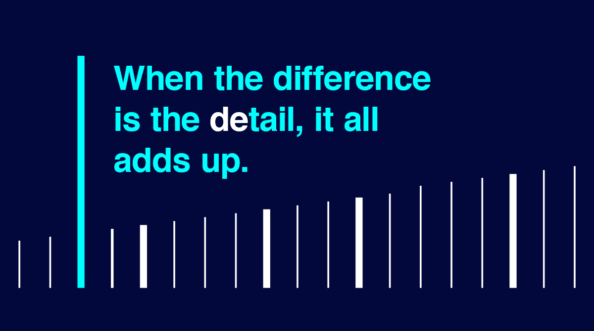 When 80% of your suppliers are in the tail, the difference is the detail. It’s why our TAIL procurement service enables you to unlock new insights and value across your tail spend. bit.ly/2T070Aa.