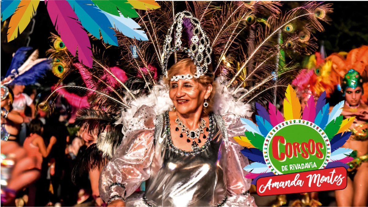 Munirivadavia1's tweet photo. 🎉PRESENTACIÓN CORSOS DE RIVADAVIA 2020 "AMANDA MONTES" 🥁

Cinco noches para disfrutar de la alegría y la magia de las comparsas y el carnaval.

Shows increíbles en cada localidad del Distrito.

¡Te esperamos! https://t.co/0LeArJJXXS