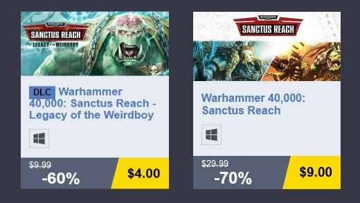 Precio especial para Warhammer Sanctus Reach