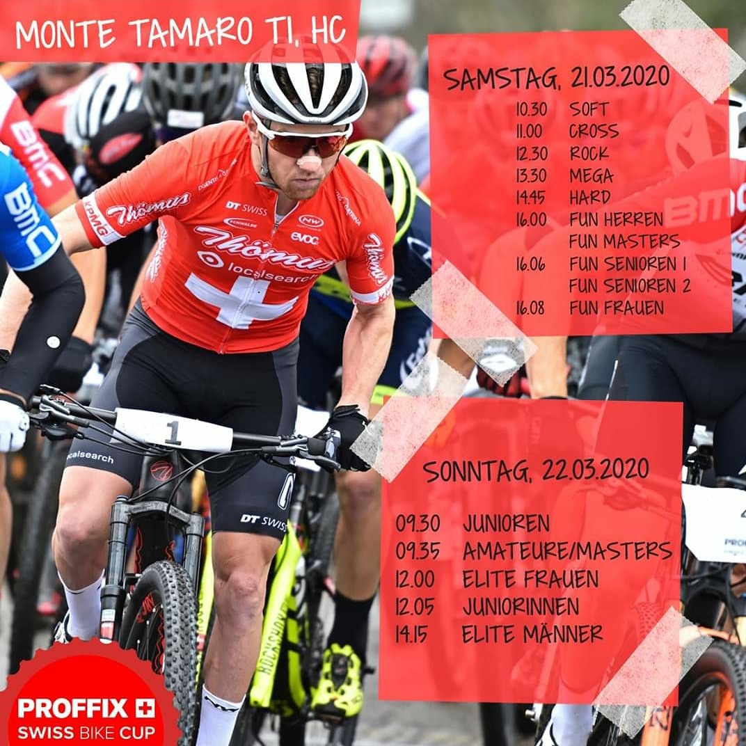 ✍️ 🔥 Die nächste #PXSBC-Saison steht vor der Tür, Anmeldung via swissbikecup.ch ab dem 1. Februar 2020!

🚵🇨🇭 Hier die 1. Etappe mit der Tamaro Trophy, Kat. HC am 21./22. März 👇 alle Starts auf einen Blick!