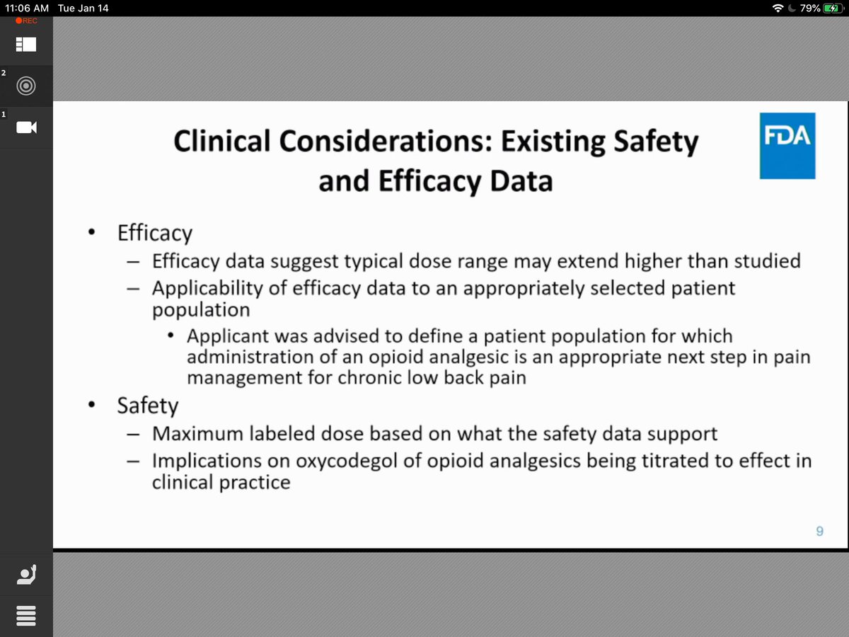 FDAadcomm's tweet photo. FDA intro slides $NKTR #oxycodegol #opioid https://t.co/IGa6HozWUj