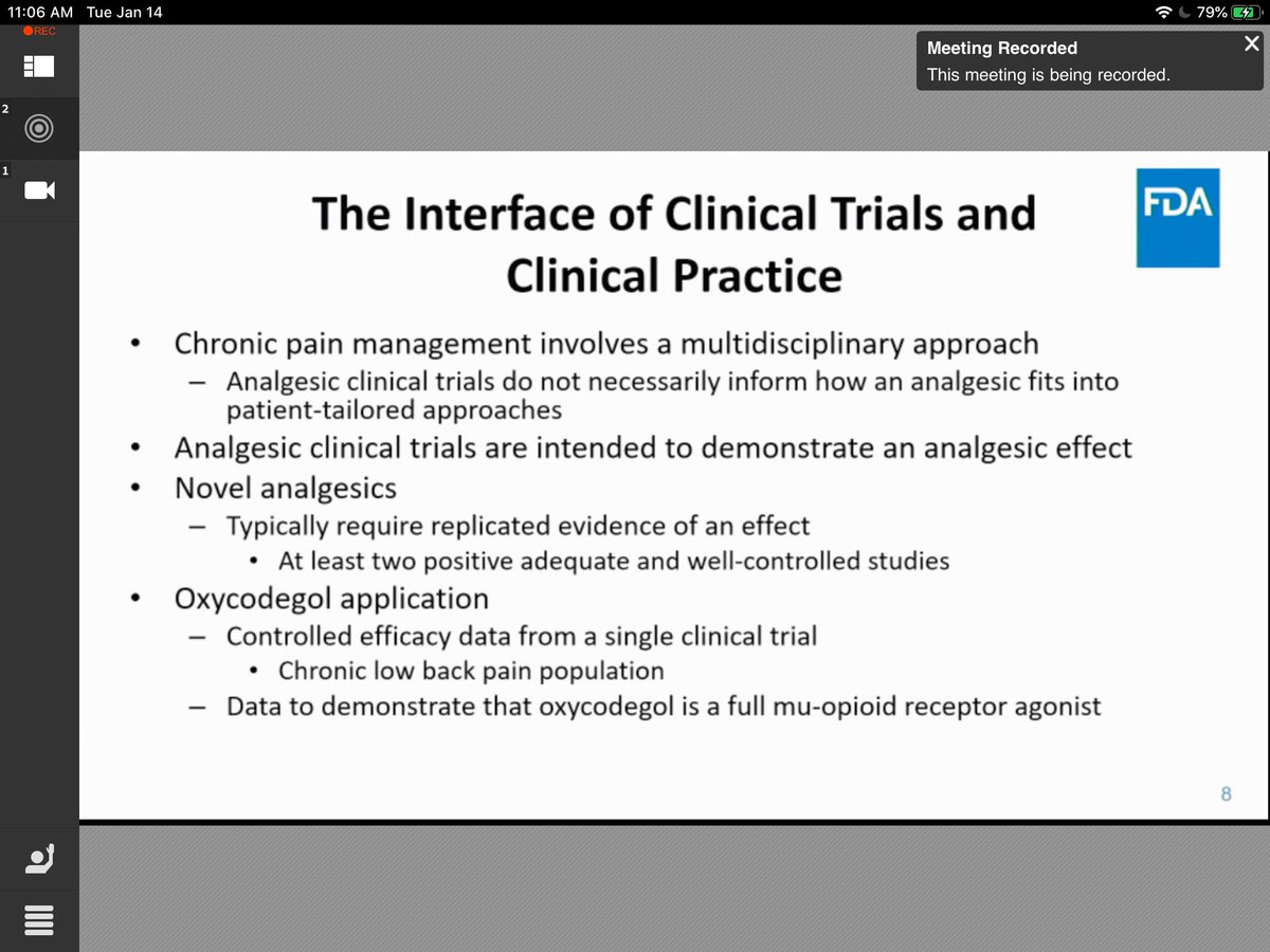 FDAadcomm's tweet photo. FDA intro slides $NKTR #oxycodegol #opioid https://t.co/IGa6HozWUj