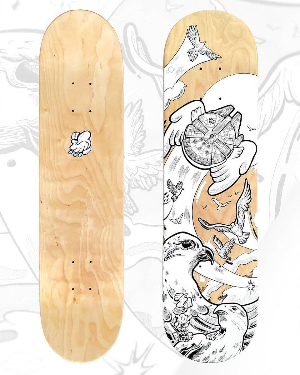 BEATOA_blog's tweet photo. Iconic Falcon / Wooden skateboard to @FamilyDrugstore #popculture #urbanart #art https://t.co/qvDpmb5qkO