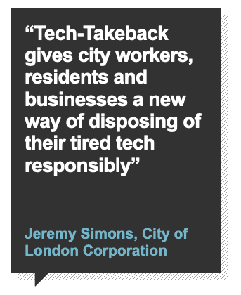 DrResources's tweet photo. Great article about our @TechTakeback #popup with @GreenSqMile organised by @soenecs @Erasemydata and @thisisfreegle in @computerweekly this week "Secure data erasure is needed to ensure more people recycle their tech - we collected 1.33 tonnes in 2 days https://t.co/JMCcfcVwNJ https://t.co/iv6PPWOo5Q