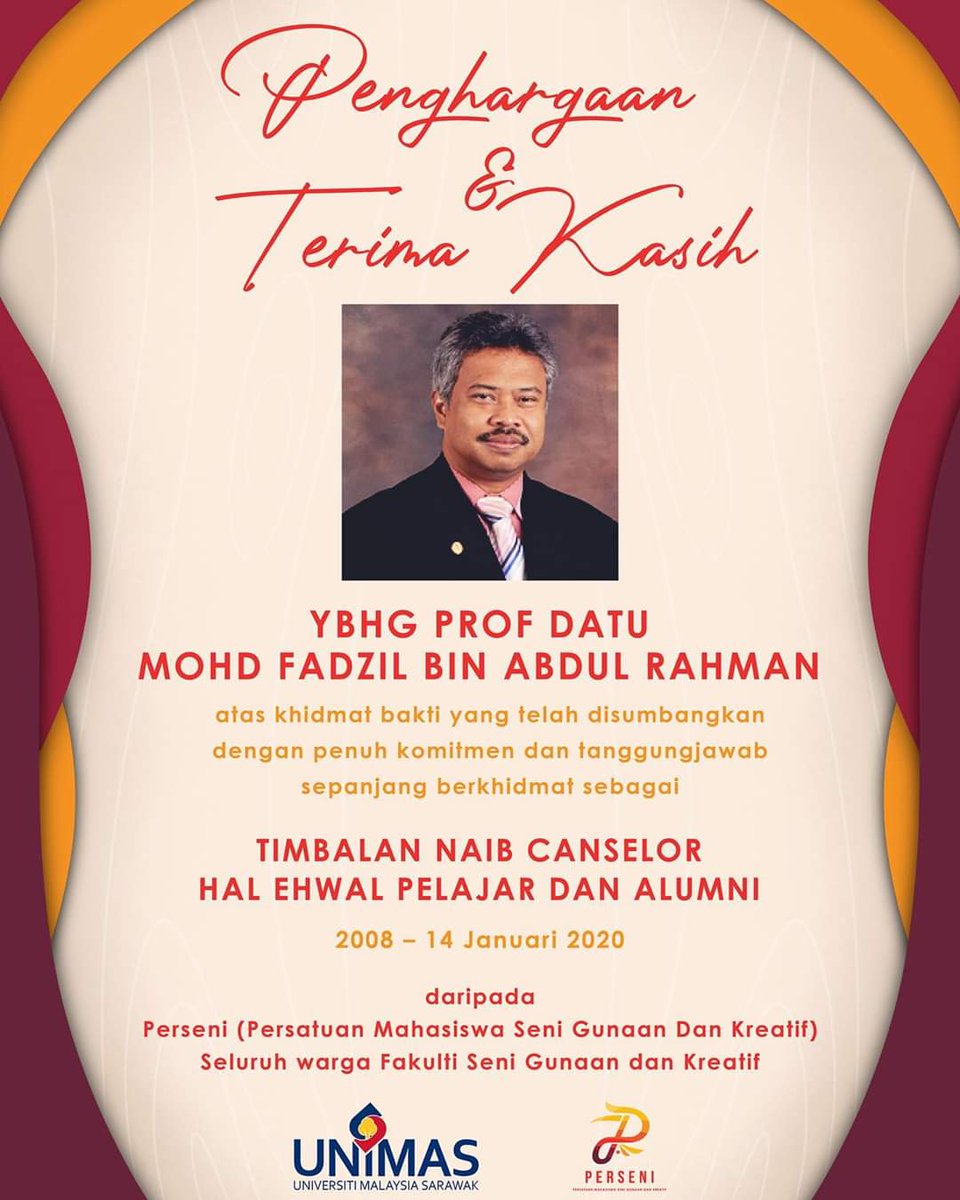 ConfessUnimas's tweet photo. Beliau merupakan salah seorang pembuat lagu Unimas Gemilang.

Selamat bersara prof,terima kasih atas khidmat 😫😫 https://t.co/sAy0aCa14l