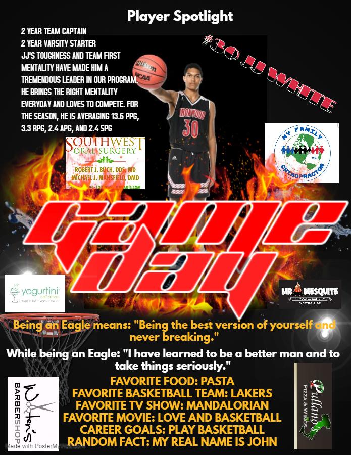 ihseagleshoops's tweet photo. EAGLE NATION:
🚨Gameday🚨
🗓January 14
📍Ironwood
⚪WHITE OUT
🎟1st IHS Students wearing white get in FREE
🏀FR/SO: 4:00, JV 5:30, V: 7:00
🦅Protect The Nest
🔴Can't be there in person? Livestream the game on https://t.co/2x2WjUWp2M⚫ https://t.co/YdfbAVrGS4