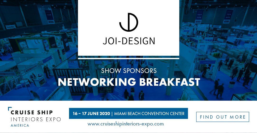 CSIexpo's tweet photo. We are excited to announce @JOI_DESIGN will be hosting the Networking Breakfast!
As a leading European interior & product design studio for international hospitality destinations, we are delighted to have them onboard!
https://t.co/DDPuYTar12
#CSI2020 #JOIDesign https://t.co/DPW8U4Z8Yj