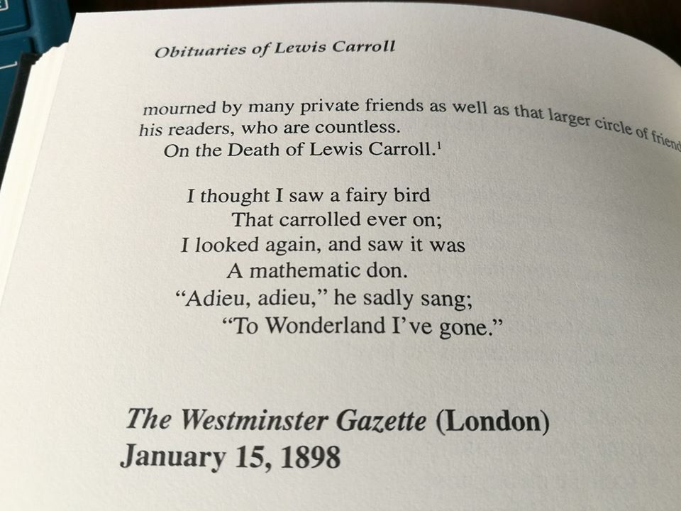 Lewis Carroll Society tweet media