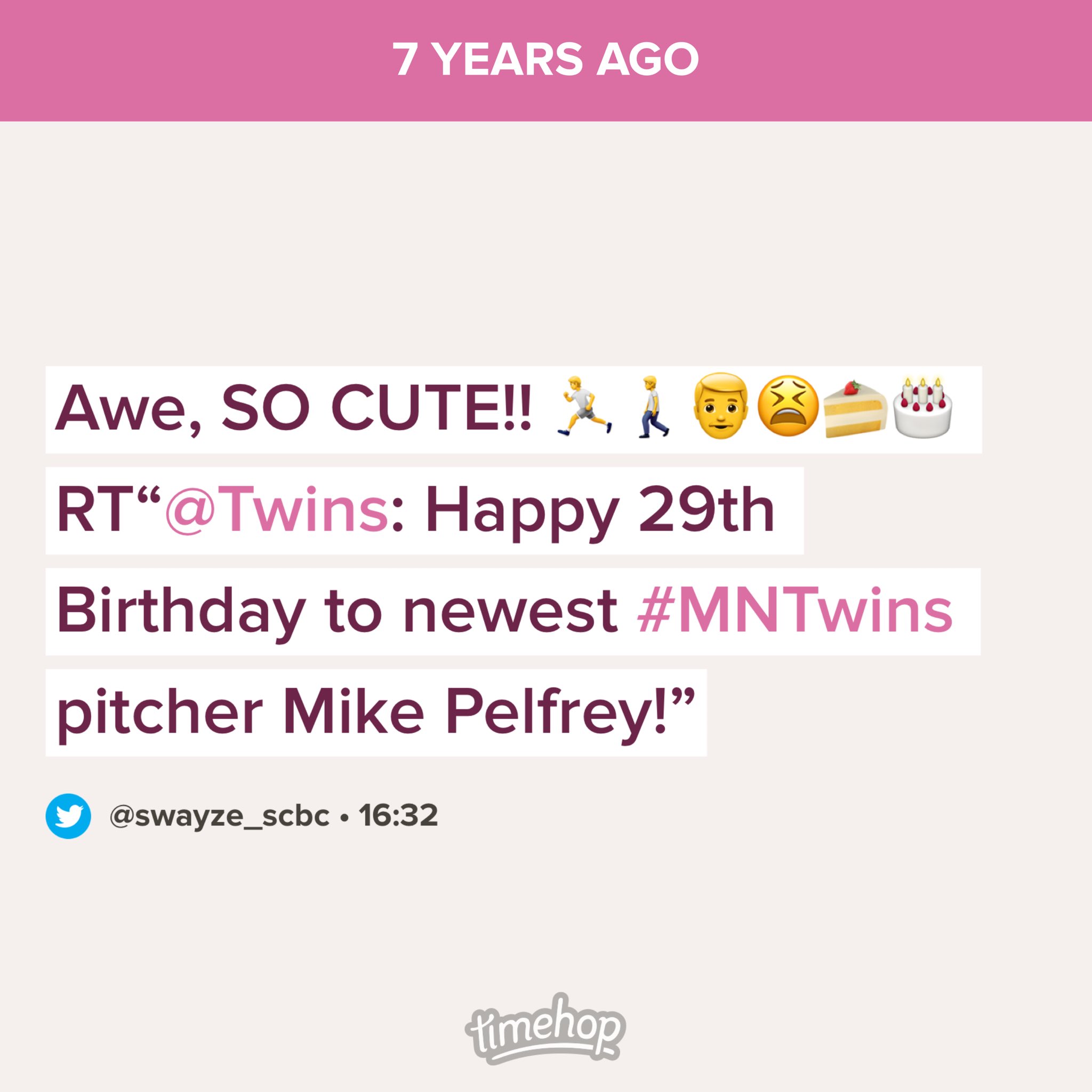 Happy 36th birthday Mike Pelfrey! 