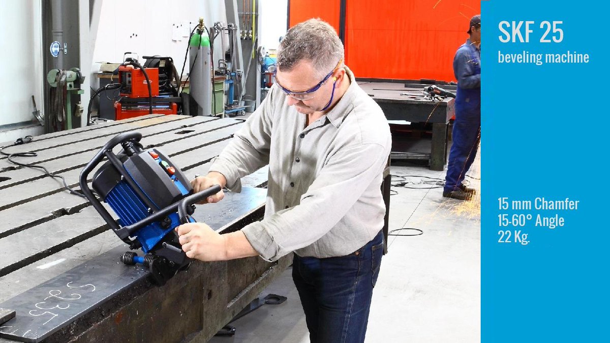 BDSMachines's tweet image. SKF 25 - The Simple &amp;amp; Robust Plate Beveling Machine

#platebevelingmachine #bevelingmachine #beveller #kantenfräse #kantenbearbeitung #beveling
