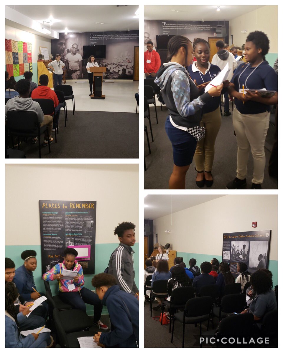 adbrown75's tweet photo. Middle school Students  from Jackson Public School District and the Achievement School District work together at the 2020 TAP Summit at the COFO building #positive culture@JPSDistrict https://t.co/g5koIdEohe