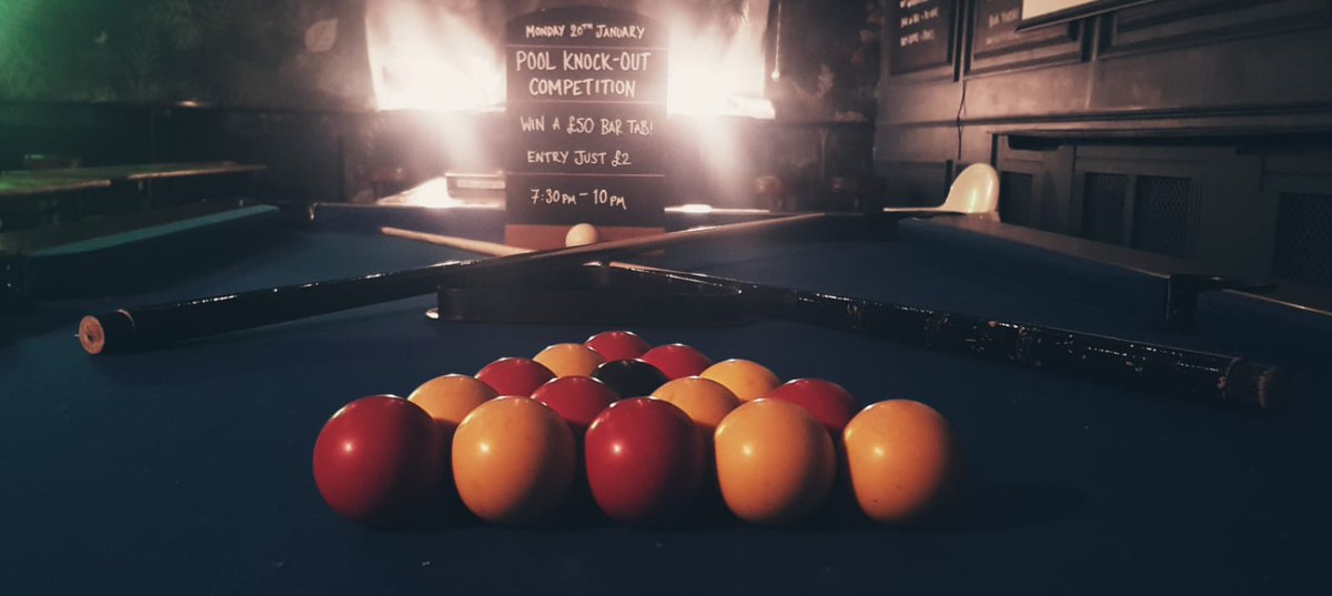 heathcotestar's tweet image. Our first pool tournament cues off next Monday at 7:30pm! Fancy your chances of winning a £50 bar tab? Sign up at heathcoteandstar.co.uk/pool-tournamen… or pop in to sign up in person!