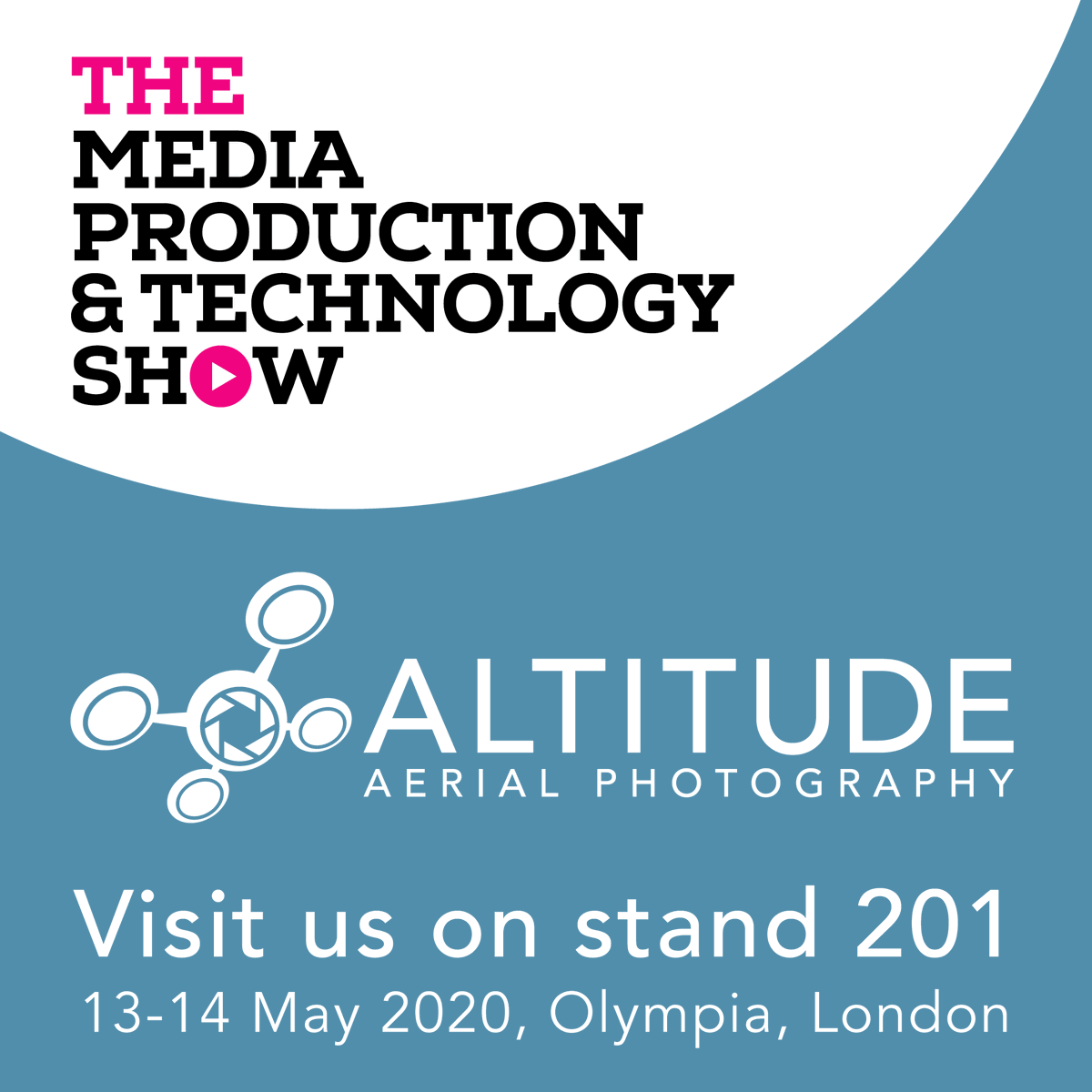 AltitudePhotos's tweet photo. Did you know you can visit us at @mediaprodshow again this year. We'll be on stand 201.

#aerialsolutions #aerialfilming #aerialphotography #dronefilming #dronephotography #MPTS2020 #broadcasting #production #content #seeyouthere #stand201 https://t.co/RbUL5YODgK