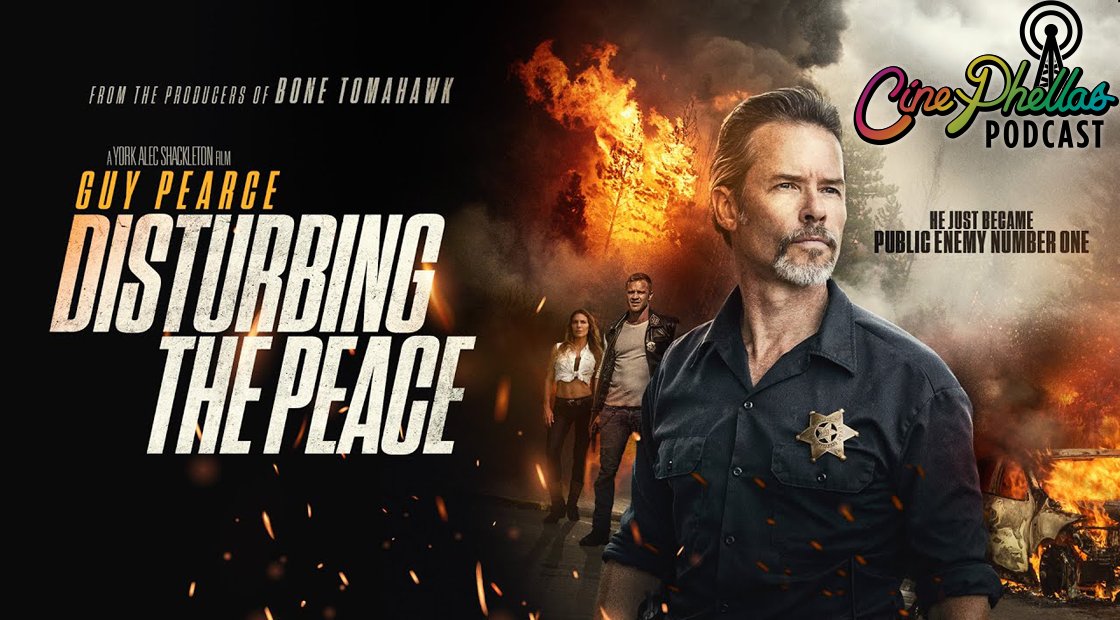 Nile_Fortner's tweet photo. In this #movie, #GuyPearce is #DisturbingthePeace! Take a 👀 at #Cinephellas #podcast for my #interview with #director @YorkShackleton. He discusses going from #athlete to #filmmaker, working with #WWE's @TheBarbieBlank, action #films, &amp; more! 

#Link ⬇️
https://t.co/GPxkbBpfCx https://t.co/VxSBFQEskb