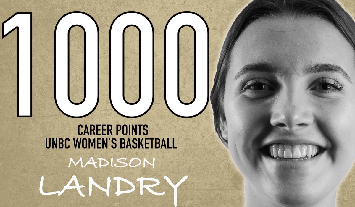 UNBC Timberwolves (@unbcathletics) on Twitter photo 1000 points in her <a href="/CanadaWest/">Canada West</a> career for @landry_madi! She’s just the 4th player in <a href="/UNBCWomensBball/">UNBC Women's Bball</a> history to reach that mark. Congrats to the <a href="/DPSSCondors/">DPSS Condors</a> product doing BIG things for <a href="/UNBC/">University of Northern British Columbia (UNBC)</a> Athletics. 1000 points in her <a href="/CanadaWest/">Canada West</a> career for @landry_madi! She’s just the 4th player in <a href="/UNBCWomensBball/">UNBC Women's Bball</a> history to reach that mark. Congrats to the <a href="/DPSSCondors/">DPSS Condors</a> product doing BIG things for <a href="/UNBC/">University of Northern British Columbia (UNBC)</a> Athletics.