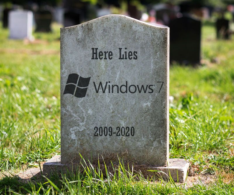 As some of you know or may not know Microsoft Windows 7 has gone end of life today 
Technical assistance and software updates from Windows Update that help protect your PC are no longer available for the product. Microsoft strongly recommends that you move to Windows 10