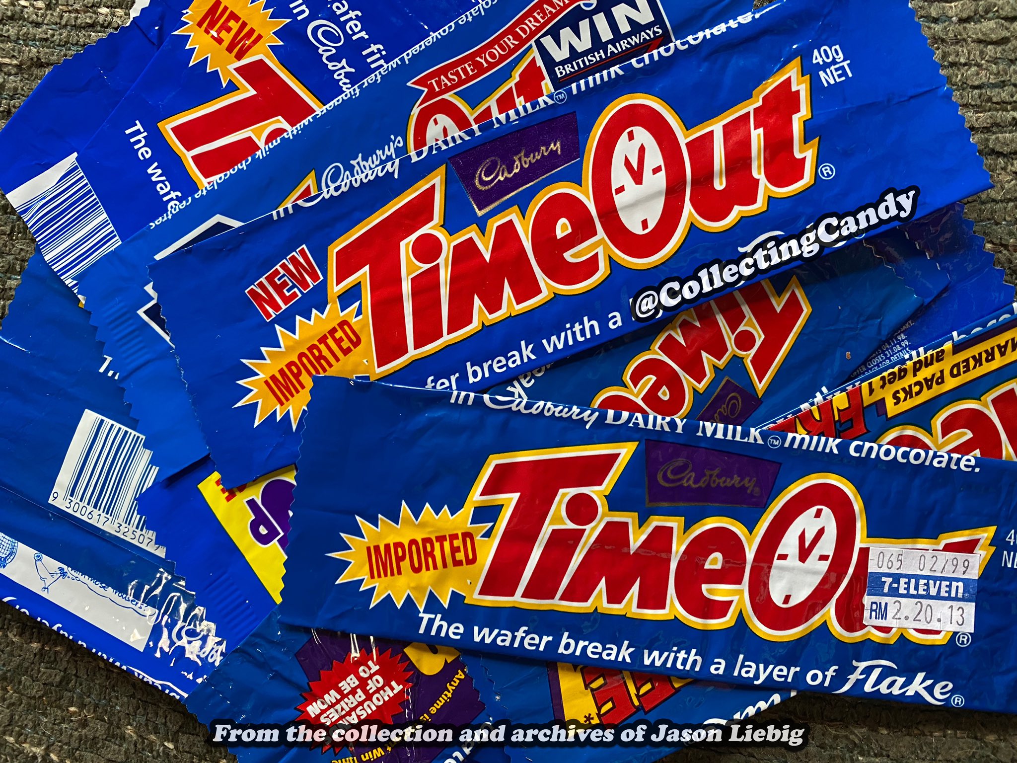 Jason Liebig on Twitter "Working on my Cadbury Time Out bar wrapper