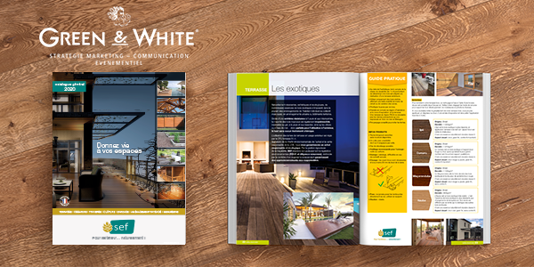 VEP360's tweet photo. Depuis 2 ans, SEF fait appel à l’expertise de l’équipe Green &amp; White, le pôle conseil en #communication de l’agence @vep360, afin de réaliser son catalogue produits. Découvrez la stratégie adoptée pour la nouvelle édition 2020 !
👉https://t.co/14sd5vOK61 https://t.co/lGDZbFFjij