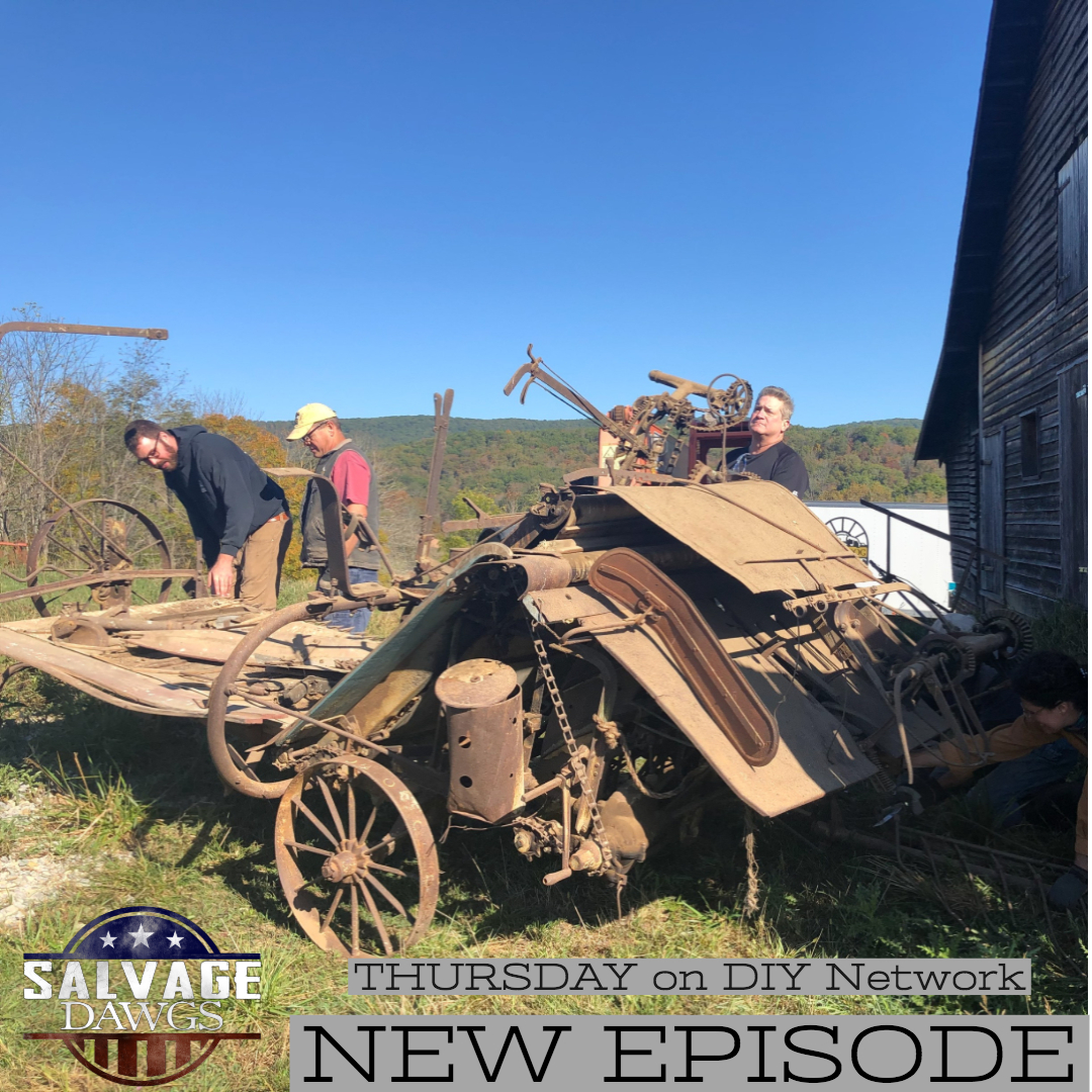 SalvageDawgs's tweet photo. Looks like it's gonna be a good day for a salvage 🌞! Tune in THURSDAY to find out! 
.
.
.
#salvagedawgs #season11 #blackdogsalvage #dublinmill #reuse #recycle #oldFarm #rebuild #diy #salvage https://t.co/Yds8BKVZOD