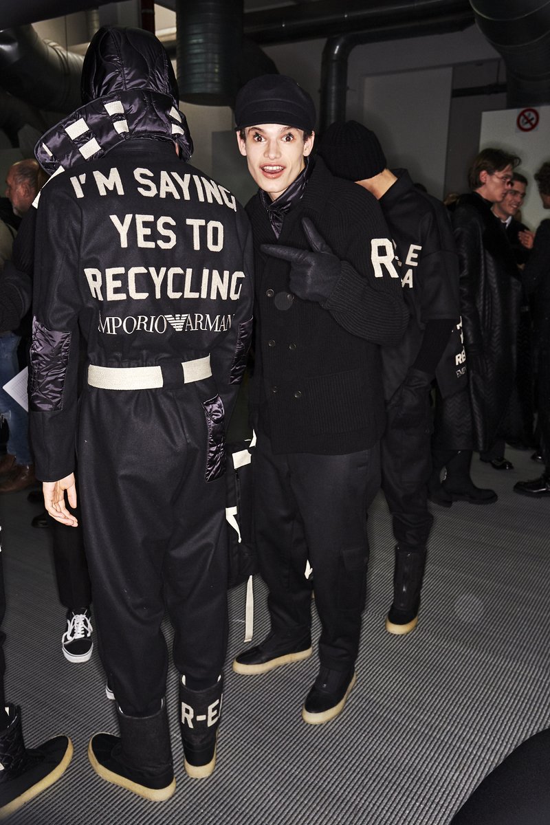 BoF's tweet photo. As we say "ciao" to Milan Fashion Week Men's, take a peek at what went on backstage at the shows. . . (via @Sonnyphotos) #MFWM #BoFW https://t.co/uYCLzPcp1X