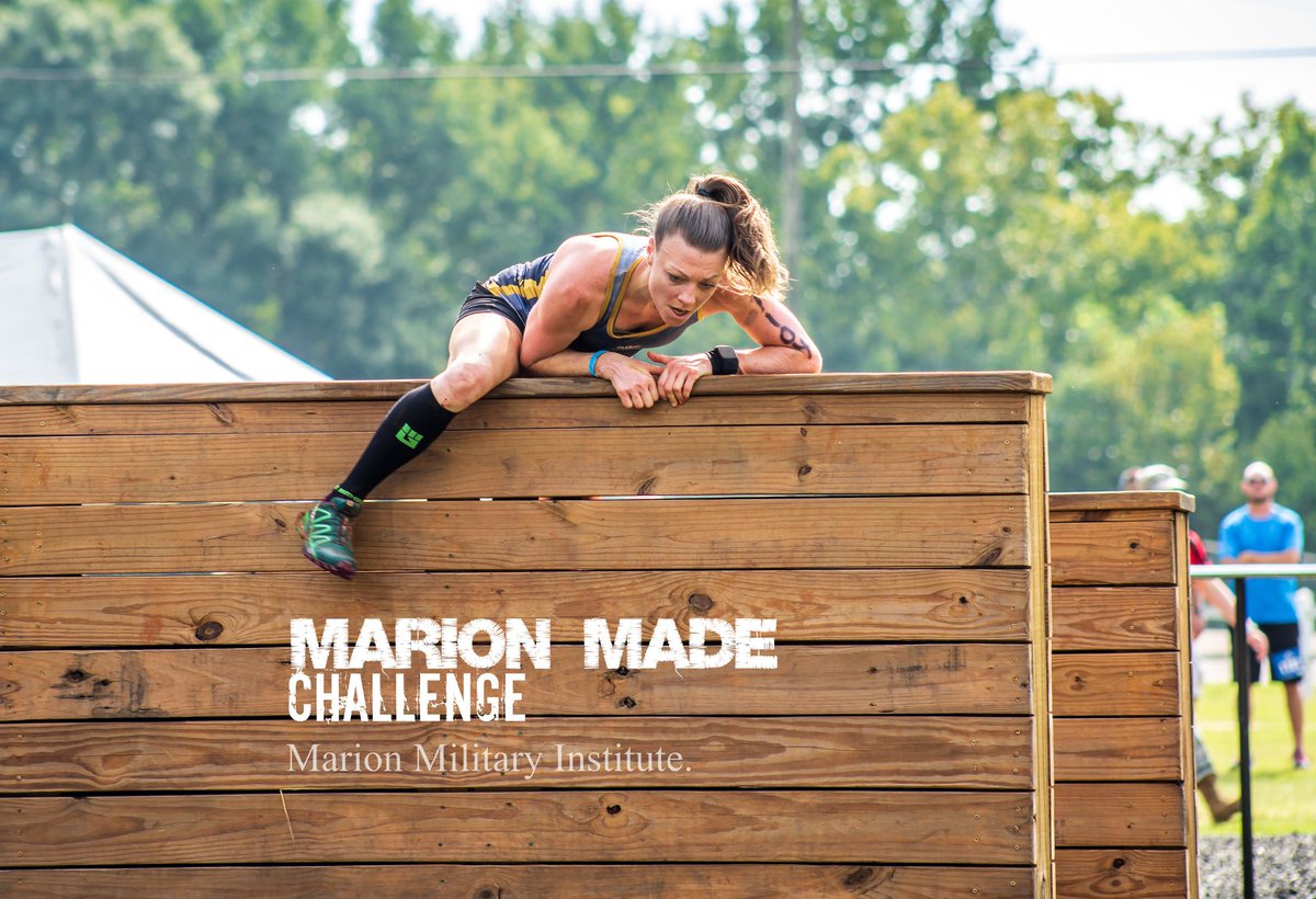 MarionMilitary's tweet photo. Competitors, join us for the March 7, Marion Made Challenge (Ala.) obstacle course race. $55 for open heat / $65 elite / $20 kids. 5 miles, 35 obstacles. Register now: https://t.co/RrpsYcg4sa #ocr #ocrtribe #marionmade #marionmilitaryinstitute #mudrun https://t.co/cAMhyQXpFG