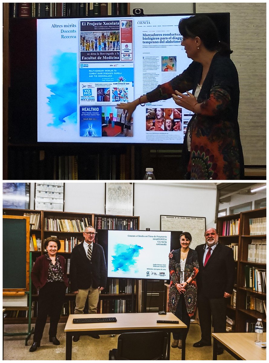 silvia_colors's tweet photo. Felicidades Lydia @GimenezLlort por el merecido logro personal y profesional que has conseguido: 
Catedrática en psiquiatria de la @UABBarcelona
Concurso a cátedra con Victoria Clos, Antoni Bulbena y Miquel Bernardo como miembros del tribunal https://t.co/v1HvD9yRzs
