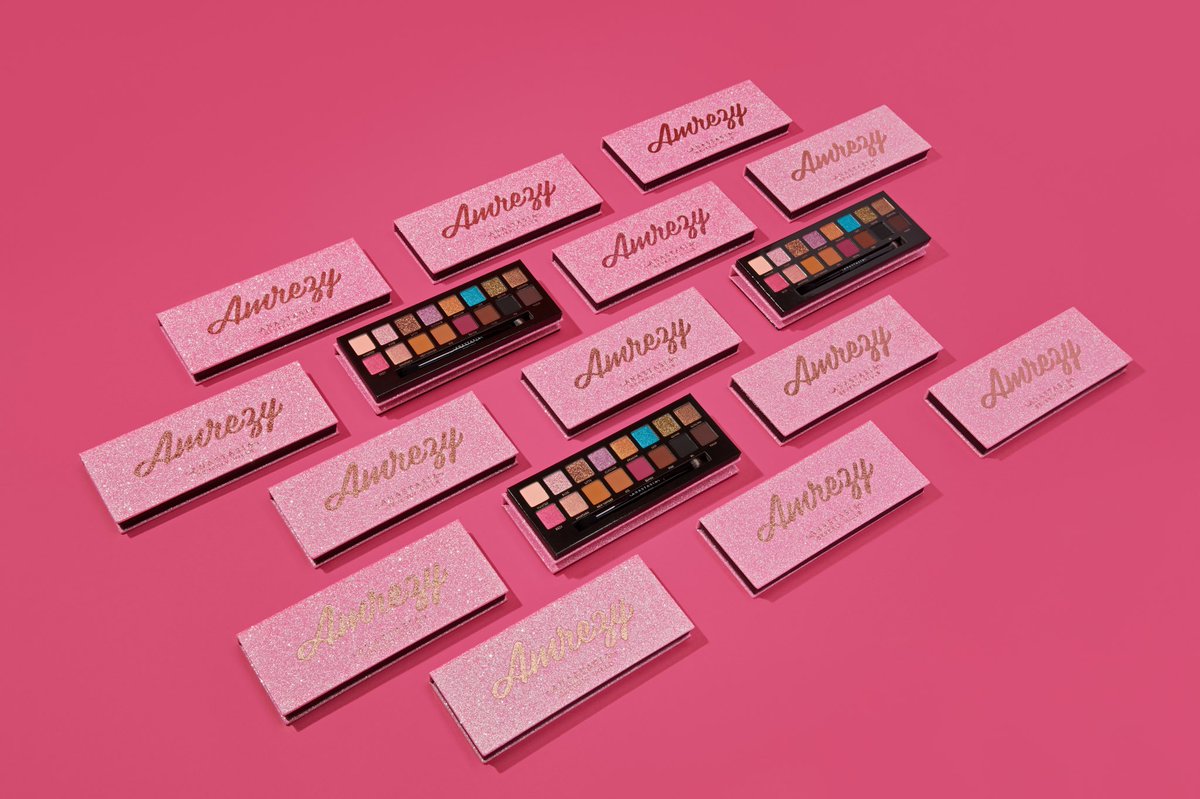 The Amrezy Palette, PR KIT & Mirror is officially available on @anastasiabeverlyhills site along with anastasiabeverlyhills.co.uk 🎊🎈🎉 let me know in the comments if you copped 😍🤗