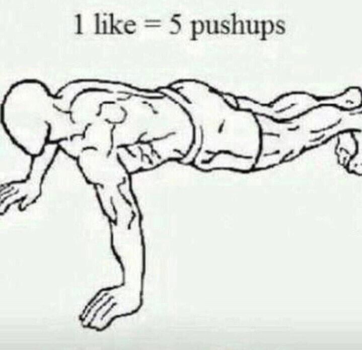 Doing as the picture says but will do it everyday for the next month. Make me struggle