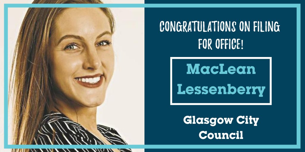 Huge shoutout to <a href="/MacLeanL17/">MacLean Lessenberry (she/her)</a> for filing for office! Congratulations!