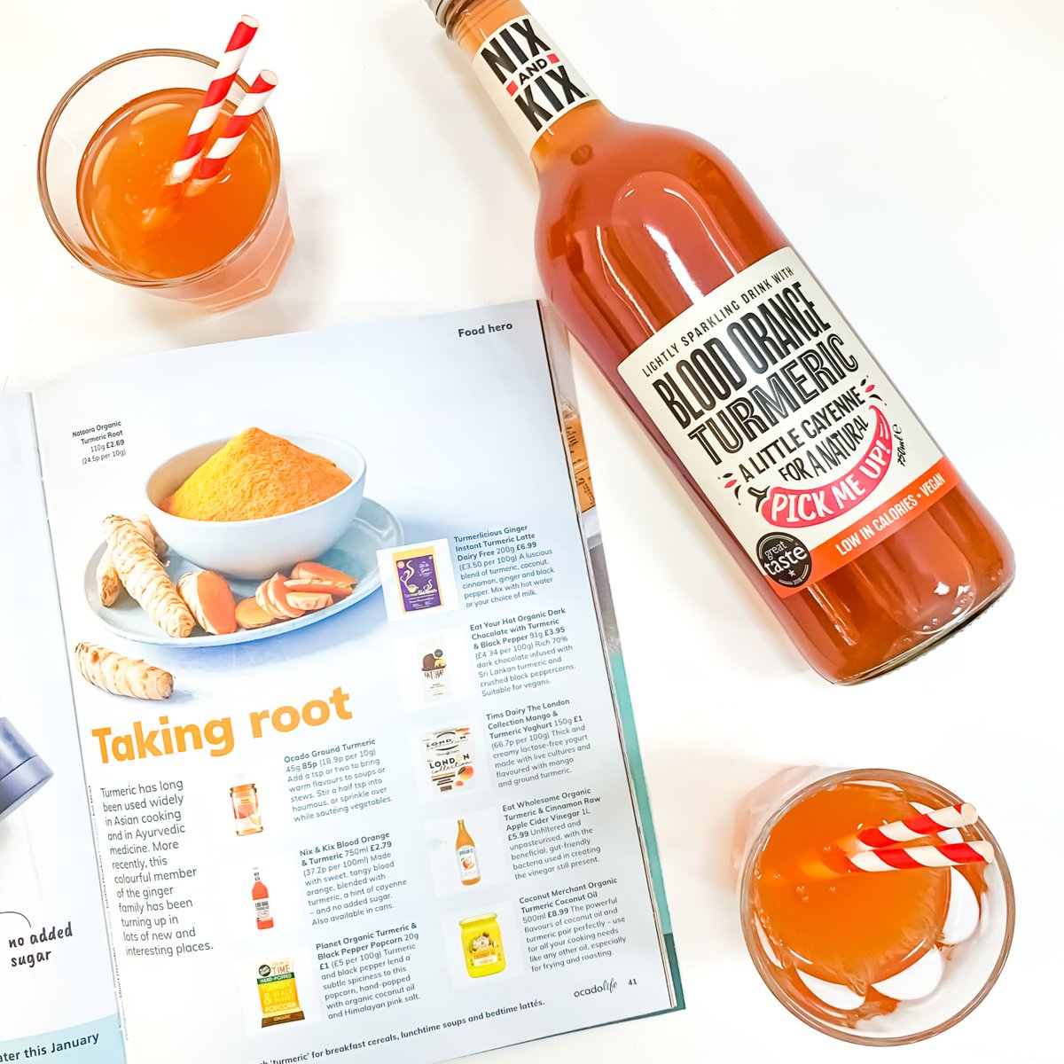 We’re excited to be in the Turmeric feature of <a href="/Ocado/">Ocado</a> magazine’s Food Hero section this month!
This fantastic root has been used for years in Ayurvedic medicine for its anti-inflammatory and antioxidant properties 🧡

#veganuary #turmeric #ayurvedicmedicine #vegan #Veganuary2020