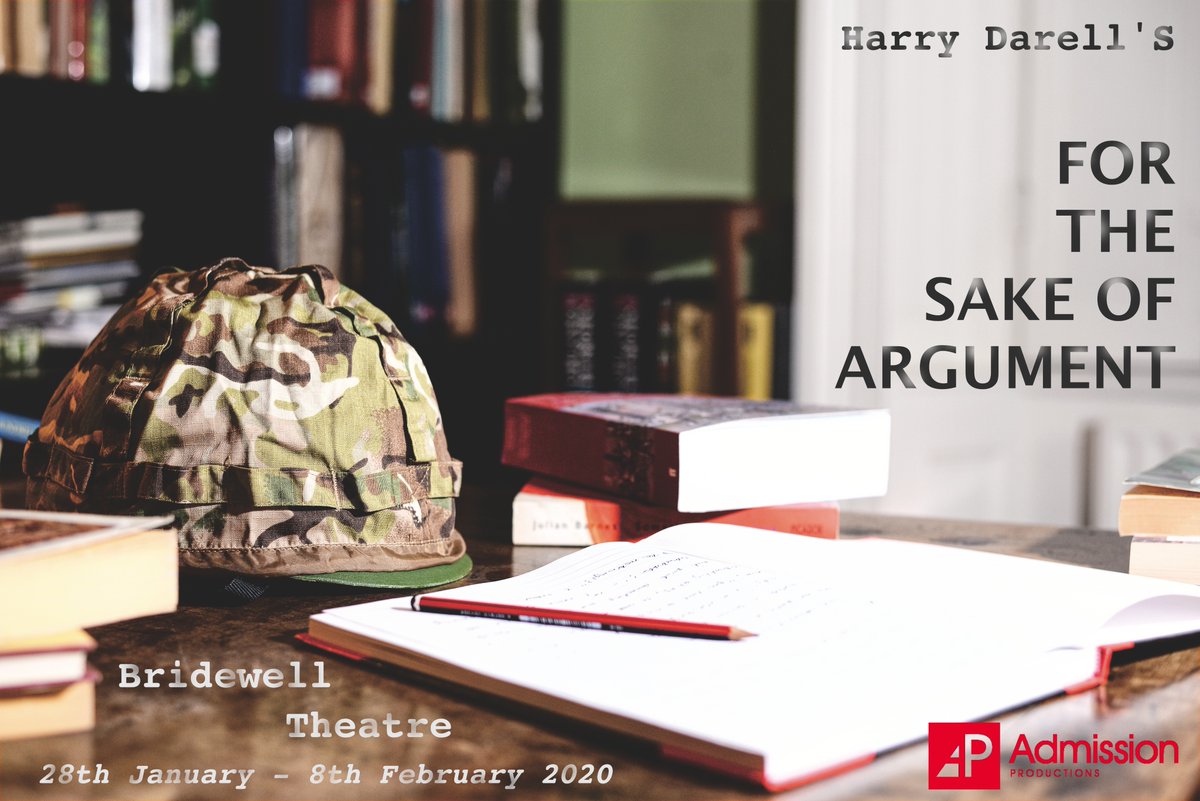 The power and danger of language is put under the spotlight in a drama exploring what happens when you flippantly take a position on radical issues.

<a href="/AdmissionProdu1/">Admission Productions</a>'s #ForTheSakeOfArgument comes to <a href="/BridewellCentre/">Bridewell Theatre</a> from 28 Jan-8 Feb. 

🎟️l.mtmates.com/Argument_Tix

#Ad #NewWriting