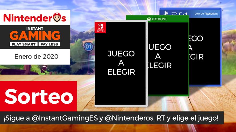 Nintenderos's tweet photo. ¡Sorteamos el juego que tú quieras!

➡️ Sigue a @InstantGamingES y @Nintenderos
➡️ RT aquí
➡️ Accede a este enlace: https://t.co/OlDXggjE28 y selecciona el juego que quieras ganar
➡️ OPCIONAL: Cumple otros requisitos en el enlace anterior para tener más posibilidades

¡Suerte! https://t.co/ZtBcH5ZKS3