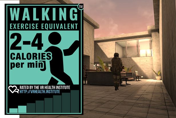 Did you know that playing Vankrupt Games' Pavlov VR can be the calorie equivalent of going for a walk? See the full rating here and more details: buff.ly/2Nkxp7U

Try it now and share your VR experience below! :)

#virtualreality #vrhealthinstitute #vrhealth #fitness #vr