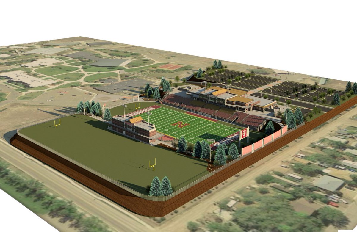 MSUN_FOOTBALL's tweet photo. Excited to announce another $100,000 in gifts received for the Stadium Project! $2.6 million of PRIVATE donations and counting...Thank you to all those proud Northern Supporters! #JoinTheBlitz https://t.co/yAVYBQuqT4