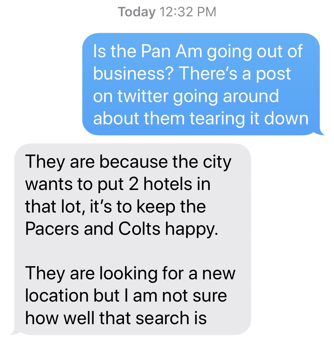 Oli_Shey's tweet photo. Asked my aunt since she’s got the connections. @indyedmfam the last thing Indy needs is ANOTHER hotel. Are we protesting or what? #PanAmPavillion #JoeHogsett, @Colts, &amp; @Pacers can suck it up https://t.co/2XnXa6exlL