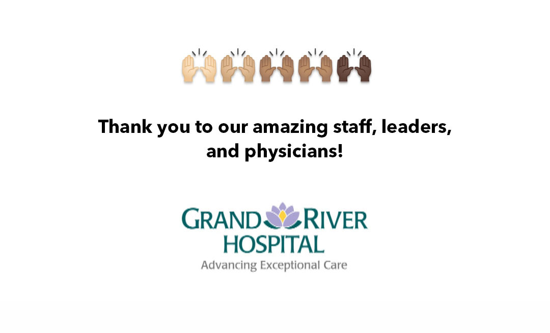 Grand River Hospital on Twitter "We are taking a moment to recognize