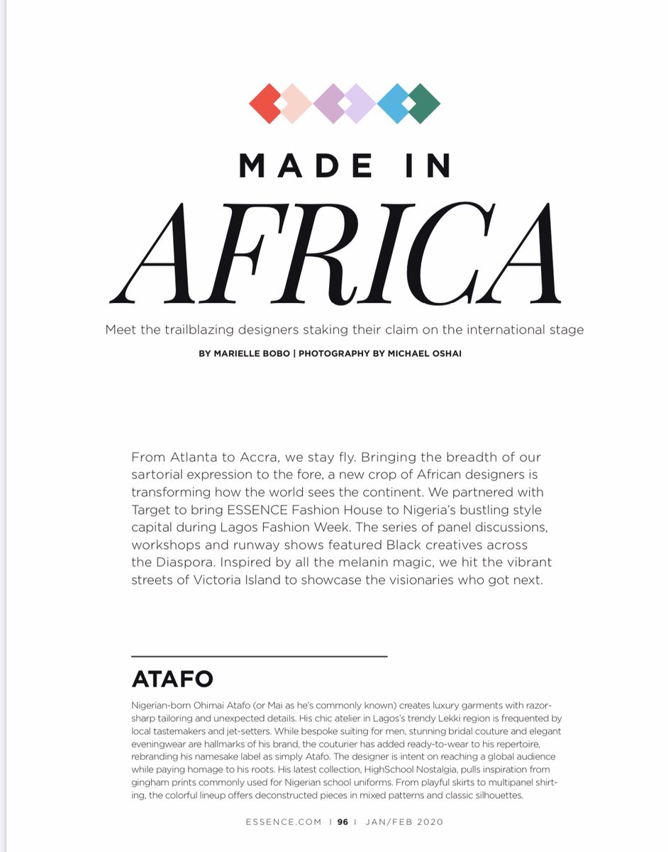 EkowBarnes's tweet image. For @Essence Jan/Feb Issue in 🇳🇬 Lagos. 
Casting By Me 
Cover Shot by @JDTheCombo
Spread Shots by @Acupofmikey 
Super Grateful Lord ! 
#Essence #MagazineSpread #Lagos