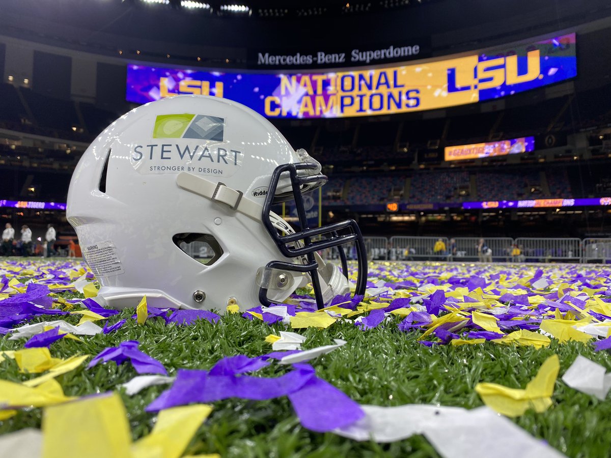 <a href="/Stewart_Sports/">Stewart Sports and Events</a> <a href="/StewartInc/">Stewart</a> <a href="/CFBPlayoff/">College Football Playoff</a> We delivered for the #CFPNationalChampionship! Way to go <a href="/Stewart_Sports/">Stewart Sports and Events</a>!