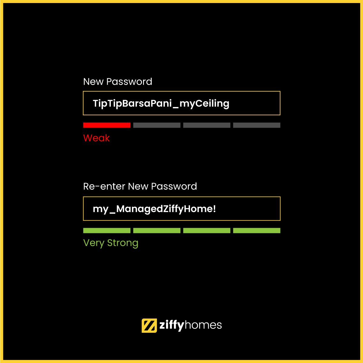 ZiffyHomes's tweet photo. The password you need to live your life in a better way
#newpassword #password #passwordchanged #ziffyhomes #lifeatziffy #alwayshome https://t.co/DDnkjjXKn1