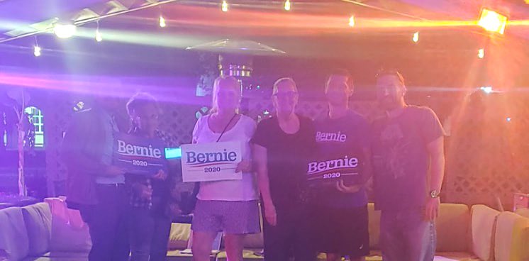 FL4Bernie2020's tweet photo. Awesome Organize Your Friends party in St Pete last night!
Volunteers like these awesome Berners are why we are going to win! #FL4Bernie #FloridaForBernie #Bernie2020 #OrganizeForBernie #DiscoFever https://t.co/RC6tqAPiJg