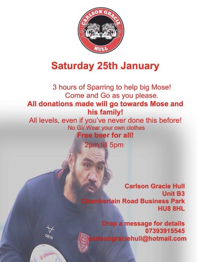 LiveseyJudo81's tweet photo. Come and go as you feel. Free beer and sparring for all, even you lot that have never done it before! Come down, have a laugh and support big Mose. https://t.co/gAGFzWLKle