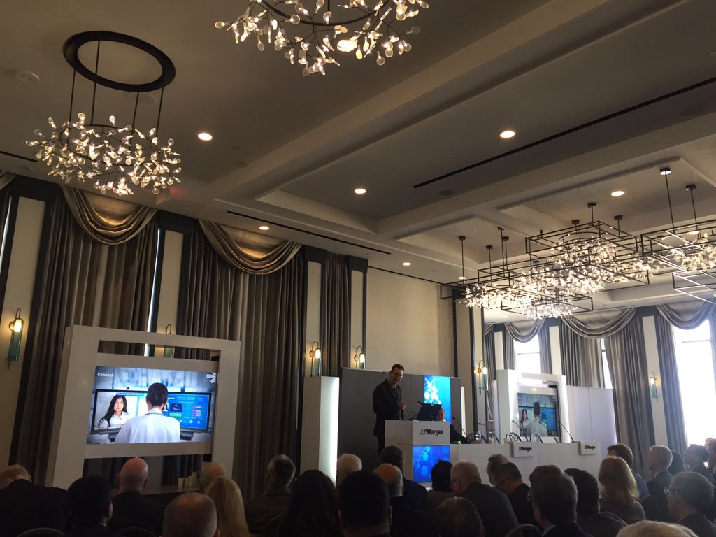 DAnastasijevic's tweet photo. Cure, connect and transform, three key drivers of @MayoClinic strategy @jhalamka #jpmhc20 https://t.co/YW8jKp5AxR