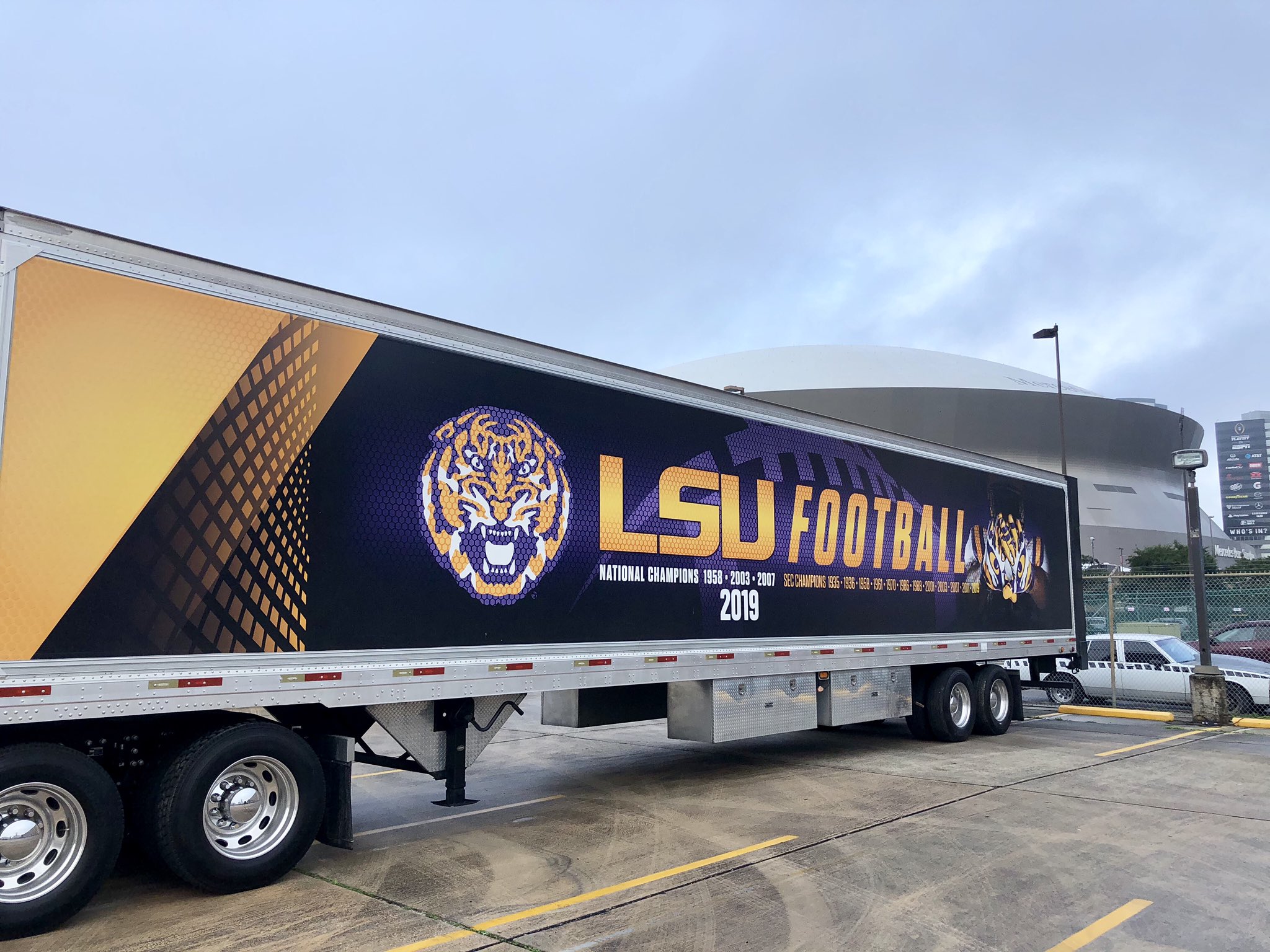 LSU Football Equipment Truck Gets an Update | Tiger Rant
