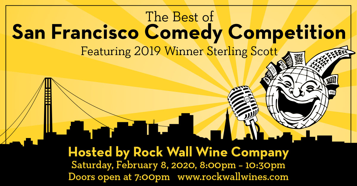 Life is better when you're laughing! rwbestofsfcc.eventbrite.com/?aff=twitter
#rockwallwines #eastbaylove #alameda #BayArea